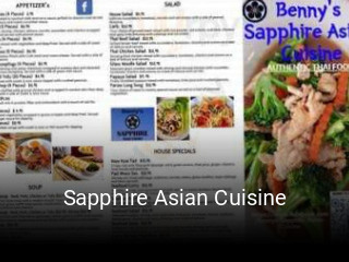 Sapphire Asian Cuisine order food