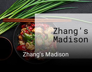 Zhang's Madison food delivery