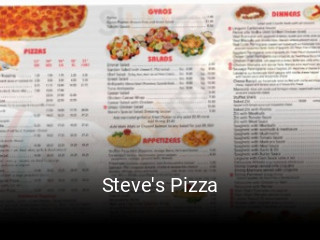 Steve's Pizza order online