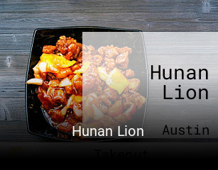 Hunan Lion order food