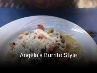 Angela's Burrito Style order food
