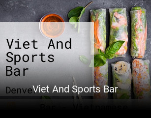 Viet And Sports Bar order food