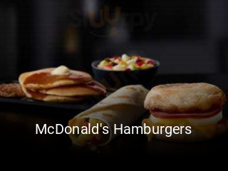 McDonald's Hamburgers order food