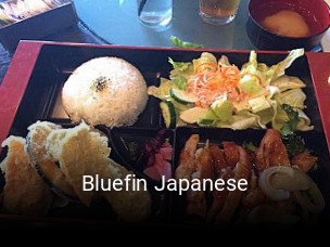 Bluefin Japanese order food