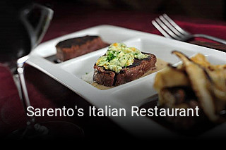 Sarento's Italian Restaurant order online
