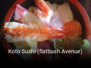 Koto Sushi (flatbush Avenue) order food