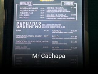 Mr Cachapa order food