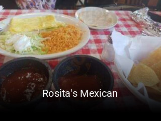 Rosita's Mexican order food